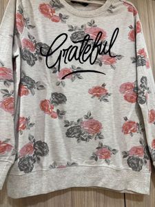 Floral Printed Full-Sleeve T-Shirt 🌸