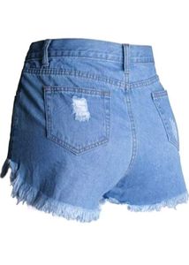 Denim Ripped Shorts