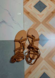 Lace-Up Gladiator Sandals