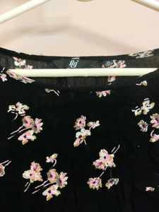 🔥BUY1GET1🔥Black Floral Top For Women