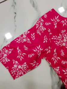 Vibrant Pink &amp; Yellow Floral Lehenga Choli