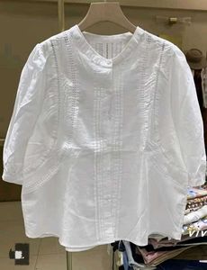 Elegant White Eyelet Blouse