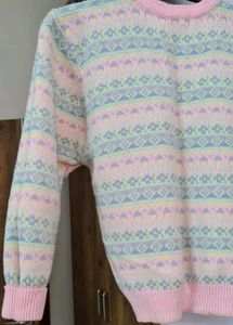 Baby Pink French Sweater