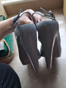 Melissa Grey Designer Heels Brand New Unused