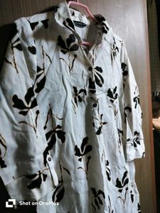 Chic Floral Print Tunic Top