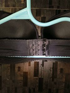 Black Lace Trim Bra