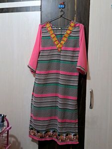 Pure Chiffon Kurti 💗