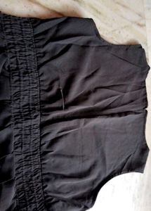 Stylish Black Jumpsuit with Dhoti Pants