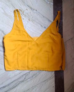 Yellow Co-ord Set with Cape