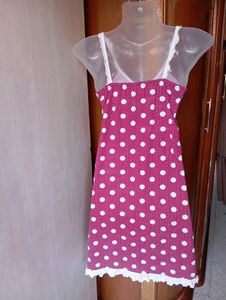 Cute Polka Dot Nightdress