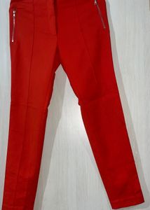Zara Basic Red jeans