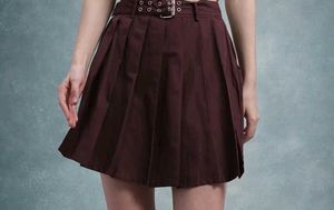 Pleated Skort with belt &amp; Tag