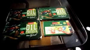 Camel Art Supplies: Oil Pastels & Wax Crayons