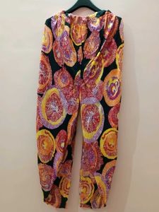 Multicolored Dhoti Pants