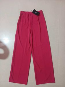Hot Pink High Waist Trousers