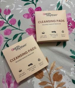 Earth Rhythm Reusable Makeup Remover pads  - 3 Pcs