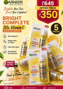 Garnier Bright Complete Vitamin C Serum - 5 pc
