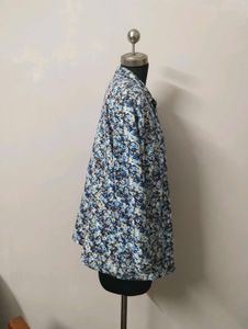 Floral Print Button-Up Shirt