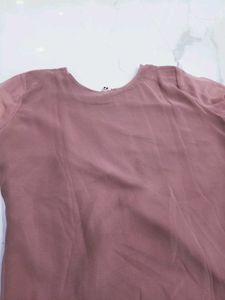 Elegant Mauve Embroidered Kurta Piece 3pc xxl