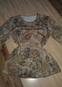 Vintage Floral Long Sleeve Top