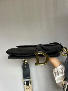 Auth Dior Saddle Bag