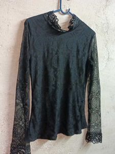 Summer Fashion Lace Top Layered Black 🖤