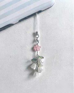aesthetic Y2K tulip phone charm