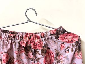 Floral Print Maxi Skirt