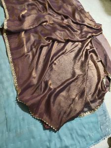 Elegant Purple Silk Saree