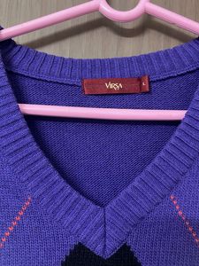 Argyle Knit Sweater Vest for L &amp;xl