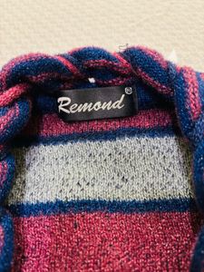 Vintage Patterned Knit Cardigan