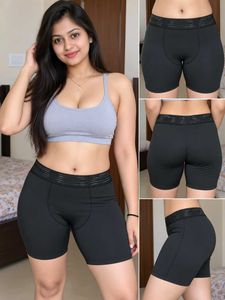 BLACK STRETCH WORKOUT SHORTS – SIZE M