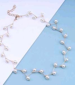 Chic Pearl Choker Necklace
