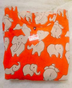 🧡🐘Baby Elephant Print Maxi Dress