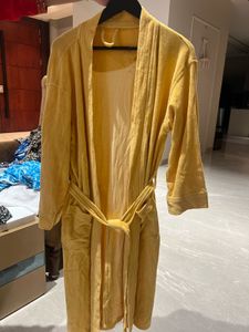 Cozy Yellow Bathrobe