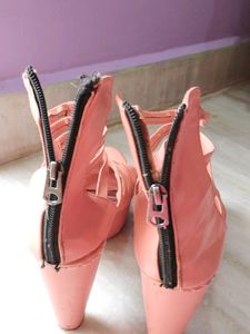 High Heels With Zip Lock