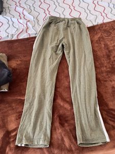 Comfortable Olive Green Track Pants