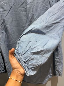 Light Wash Denim Shirt