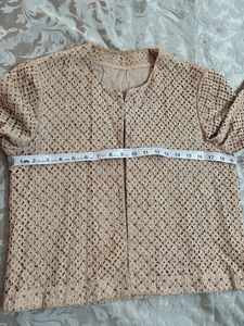 Vintage Cropped Lace Jacket