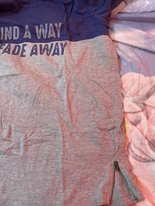 oversize tshirt with chains on the sides.