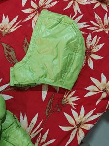 Lime Green Puffer Coat
