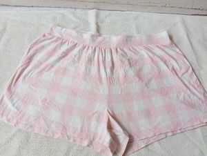 Cute Pink Gingham Skater Skirt
