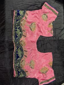 Exquisite Heavy Pink Saree with Embellishments💗🌸