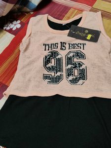 Cute Girl Sleeveless Top