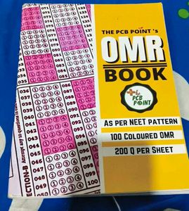 The PCB Point OMR Book for NEET