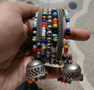 Pack of 3-Boho Beaded Charm Bracelet Set