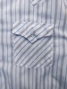 Vintage Men's Striped Western Shirt