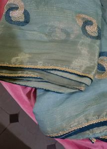 Elegant Embroidered Saree