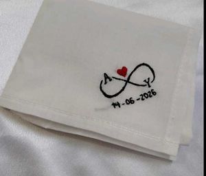 custom embroidered hankie