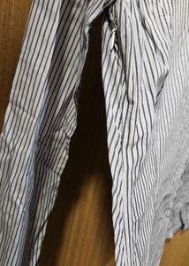 Striped Ruffle Blouse